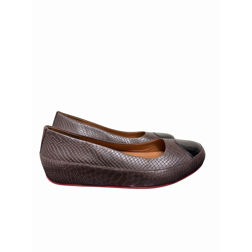 FITFLOP Women's Rachel Brown Flats Loafers Shoes Size 43 EUC